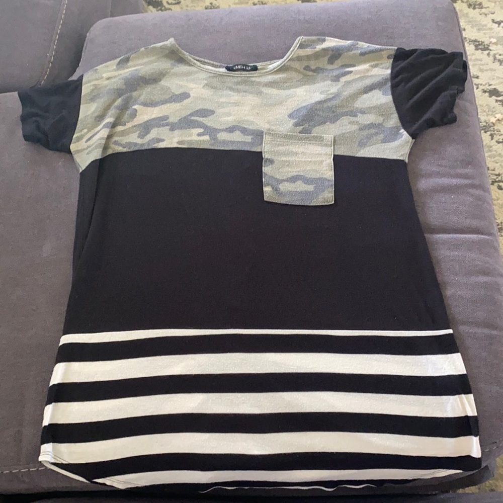 Camo stripped T-shirt